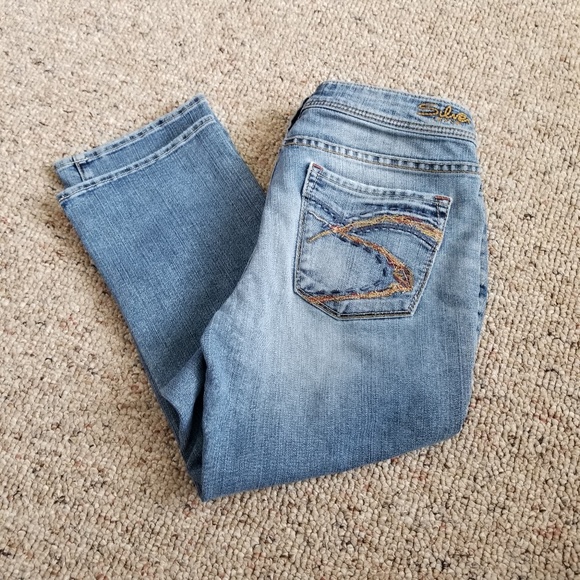 Silver Jeans Pants - Silver Aiko Capri Size 29